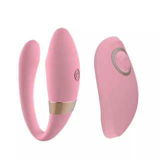 Подвійний вібратор рожевого кольору з дистанційним керуванням We Love USB - Інтернет-магазин спільних покупок ToGether