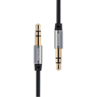 Кабель Audio AUX RM-L200 miniJack 3.5 male to male 2.0 м, black Remax 320102 - Інтернет-магазин спільних покупок ToGether