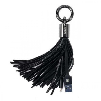 Lightning кабель Tassel Ring RC-053 0.15 m black Remax 303601 - Інтернет-магазин спільних покупок ToGether