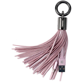 Lightning кабель Tassel Ring RC-053 0.15 m pink Remax 303604 - Інтернет-магазин спільних покупок ToGether