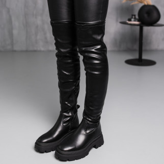 Ботфорти жіночі зимові Fashion Arion 3884 38 розмір 24,5 см Чорний - Інтернет-магазин спільних покупок ToGether