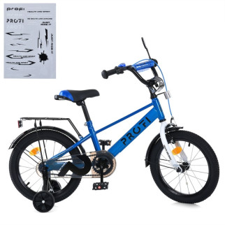 Велосипед дитячий Profi Brave MB-18022-1 18 дюймів синій - Інтернет-магазин спільних покупок ToGether