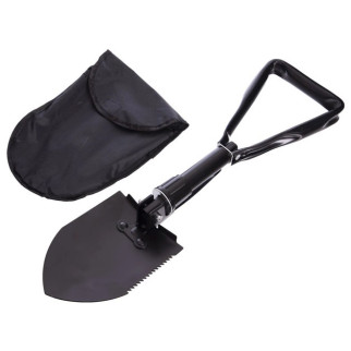 Лопата туристична багатофункціональна Shovel 009, міні лопата для кемпінгу, саперна лопата. Колір: чорний - Інтернет-магазин спільних покупок ToGether