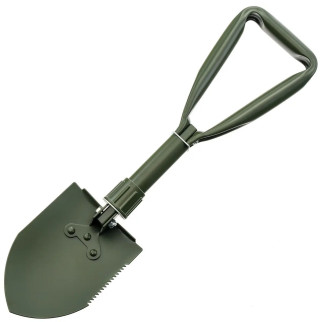 Лопата туристична багатофункціональна Shovel 009, міні лопата для кемпінгу, саперна лопата. Колір: зелений - Інтернет-магазин спільних покупок ToGether