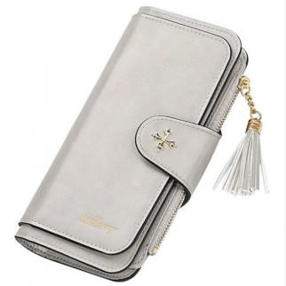Клатч портмоне гаманець Baellerry N2341, жіночий гаманець маленький шкірозамінник. Колір: сірий - Інтернет-магазин спільних покупок ToGether