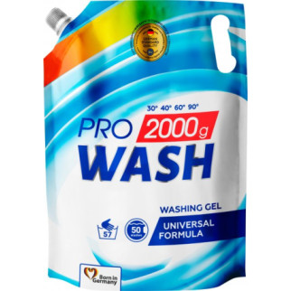 Гель для прання універсальний 2К Pro Wash 722096 2 л - Інтернет-магазин спільних покупок ToGether