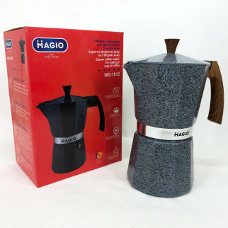 Гейзерна кавоварка Magio MG-1012, кавоварка для дому, турка гейзерна для кави, кавник гейзерний - Інтернет-магазин спільних покупок ToGether