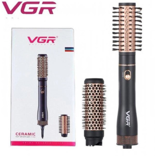 Фен гребінець VGR V-559 для завивки та сушіння волосся керамічне покриття 2 швидкості 2 насадки - Інтернет-магазин спільних покупок ToGether