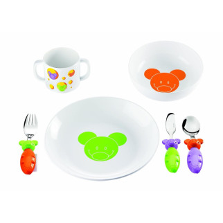 Дитячий набір посуду Guzzini Bimbi 7560052 6 предметів - Інтернет-магазин спільних покупок ToGether