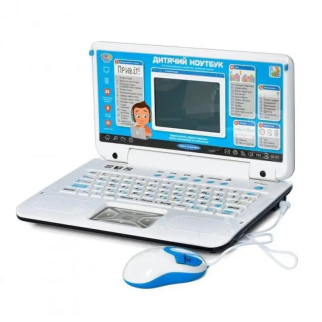 Дитячий ноутбук Limo Toy SK-7442-7443-blue синій - Інтернет-магазин спільних покупок ToGether
