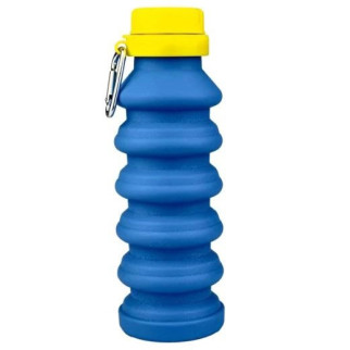 Пляшка для води складана Magio MG-1043B 450 мл. Колір: синій - Інтернет-магазин спільних покупок ToGether