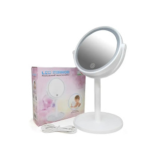 Дзеркало косметичне настільне з LED підсвічуванням 00058 - Інтернет-магазин спільних покупок ToGether