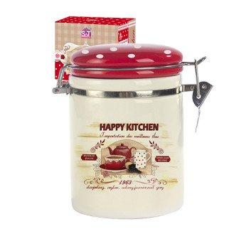 Ємність для сипучих продуктів SNT Happy Kitchen 631-11 1200 мл - Інтернет-магазин спільних покупок ToGether