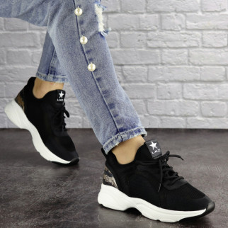 Жіночі кросівки Fashion Tyson 1432 38 розмір 24 см Чорний - Інтернет-магазин спільних покупок ToGether