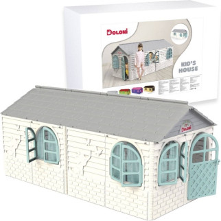 Ігровий будиночок зі шторками Doloni Toys 02550-25 129х256х120 см - Інтернет-магазин спільних покупок ToGether