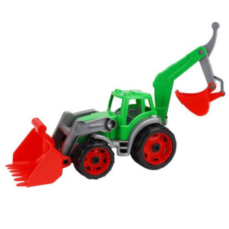 Трактор з двома ковшами ТехноК (зелений) - Інтернет-магазин спільних покупок ToGether