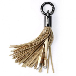 Кабель Lightning 0.15 m gold Tassel Ring RC-053i Remax 303605 - Інтернет-магазин спільних покупок ToGether