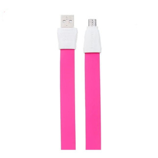 Кабель microUSB Flat Full Speed II RC-011m 1m pink Remax 311002 - Інтернет-магазин спільних покупок ToGether