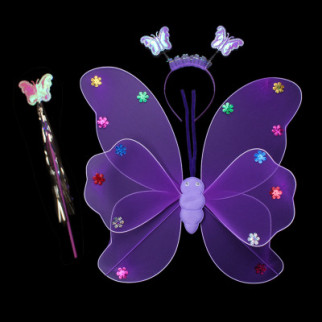 Карнавальний наряд Метелик 9077 фіолетовий - Інтернет-магазин спільних покупок ToGether