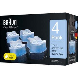 Картриджі для бритв Braun Clean & Renew CCR4 6411321 4 шт - Інтернет-магазин спільних покупок ToGether