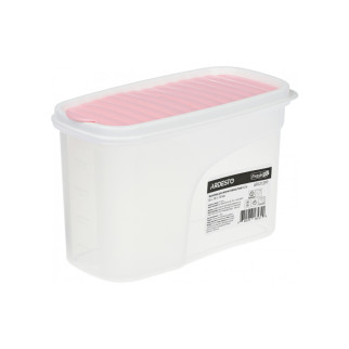 Контейнер для сипучих продуктів Ardesto Fresh AR-1212-PP 1200 мл рожевий - Інтернет-магазин спільних покупок ToGether