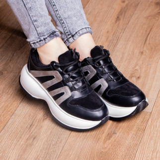 Кросівки жіночі Fashion Cassie 2189 39 розмір 24,5 см Чорний - Інтернет-магазин спільних покупок ToGether
