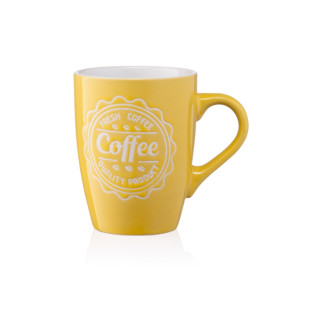 Кружка Ardesto Coffee AR-3469-Y 330 мл жовта - Інтернет-магазин спільних покупок ToGether