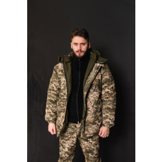 Куртка-бушлат військова чоловіча тактична ЗСУ Піксель 8740 52 розмір - Інтернет-магазин спільних покупок ToGether