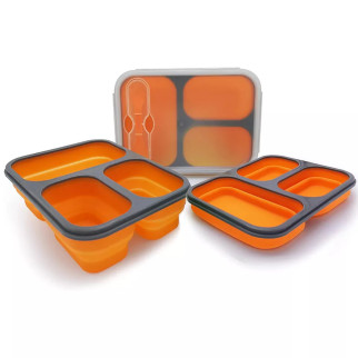Ланч бокс харчовий Frico FRU-385-Orange помаранчевий - Інтернет-магазин спільних покупок ToGether
