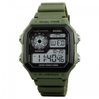 Годинник наручний чоловічий SKMEI 1299AG, годинник тактичний протиударний, годинник тактичний протиударний - Інтернет-магазин спільних покупок ToGether