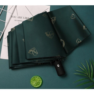 Міні-парасолька складана Зелене серце 7840 95 см - Інтернет-магазин спільних покупок ToGether