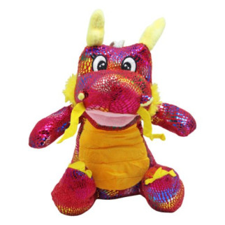 Мʼяка іграшка "Дракон", червоний (30 см) - Інтернет-магазин спільних покупок ToGether