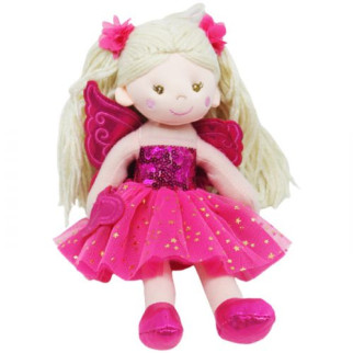 Мʼяка лялька "Янголятко", рожева (23 см) - Інтернет-магазин спільних покупок ToGether