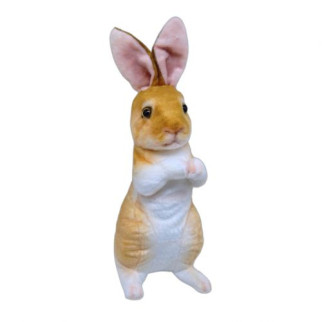 Мʼяка іграшка "Заєць", рудий (40 см) - Інтернет-магазин спільних покупок ToGether