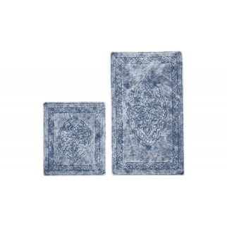 Набір килимків для ванної Arya Damaks AR-A107216-Blue 2 предмета блакитні - Інтернет-магазин спільних покупок ToGether