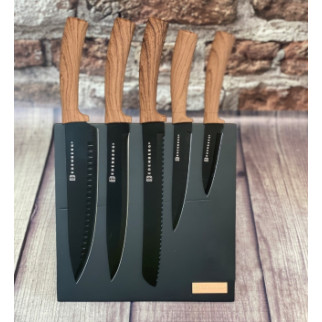 Набір кухонних ножів Edenberg EB-11007-Brown 6 предметів коричневий - Інтернет-магазин спільних покупок ToGether