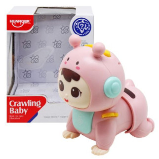Пупс "Crawling Baby", повзає (рожевий) - Інтернет-магазин спільних покупок ToGether