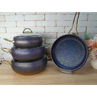 Набір посуду OMS 3023-Blue 7 предметів синій - Інтернет-магазин спільних покупок ToGether