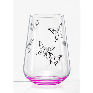 Набір склянок Bohemia Butterfly 23013/380S/S1432 380 мл 6 шт - Інтернет-магазин спільних покупок ToGether