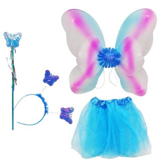 Костюм святковий зі спідницею "Метелик" (блакитний) - Інтернет-магазин спільних покупок ToGether
