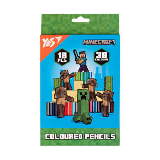 Набір кольорових олівців YES Minecraft Heroes 290750 36 кольорів - Інтернет-магазин спільних покупок ToGether