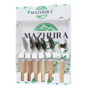 Набір чайних ложок Mazhura Beech Wood MZ-505667 6 шт - Інтернет-магазин спільних покупок ToGether