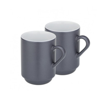 Набір чашок Kela Mattia 12757 300 мл 2 шт сірий - Інтернет-магазин спільних покупок ToGether