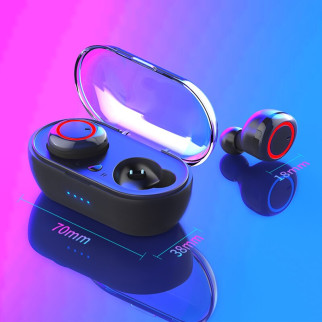 Навушники бездротові WK TWS-V5-Black чорні - Інтернет-магазин спільних покупок ToGether