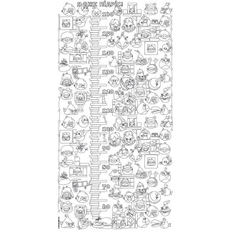 Шпалери-розмальовки Ростомір Angry Birds 60*120 C-120008 - Інтернет-магазин спільних покупок ToGether