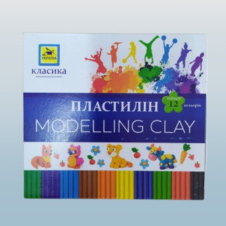 Пластилін Класика ПЛ-003-МВ 12 кольорів - Інтернет-магазин спільних покупок ToGether