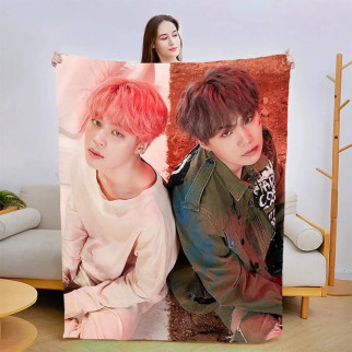 Плед 3D Yoonmin BTS 2945_A 13380 160х200 см - Інтернет-магазин спільних покупок ToGether