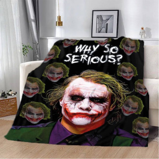 Плед 3D Джокер Why so serious? 20222402_B 11607 135х160 см - Інтернет-магазин спільних покупок ToGether