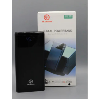 Повербанк Power bank YK Design XC90 9384 20000 mAh чорний - Інтернет-магазин спільних покупок ToGether