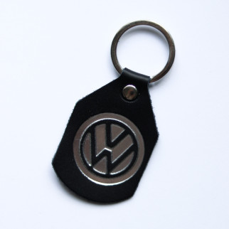 Брелок з логотипом авто "Volkswagen" чорний з посрібленням. - Інтернет-магазин спільних покупок ToGether